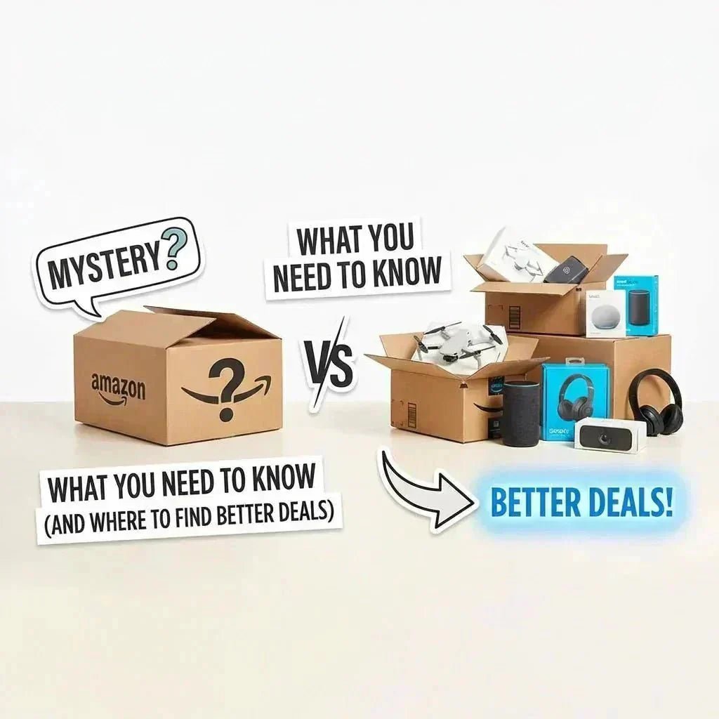 Mystery Karton Box Pakete Packs AMAZON DHL HERMES Retouren / Neuware A Mystery Karton Box Pakete Packs AMAZON DHL HERMES Retouren / Neuware A
