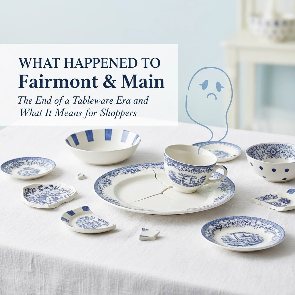 What Happened to Fairmont & Main? The End of a Tableware Era and What It Means for Shoppers - liquidation.store