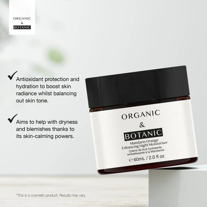 Organic & Botanic Mandarin Orange Night Moisturiser 60ml