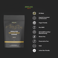 Enclar Health Shilajit Ashwagandha Zinc Gummies close up