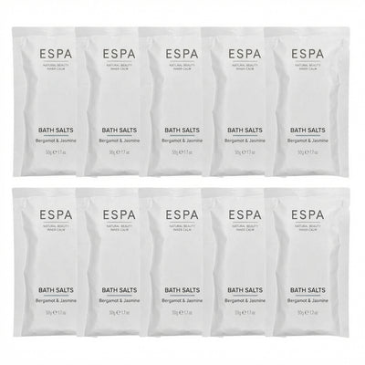 ESPA Bergamot & Jasmine Bath Salts - 10 X 50g
