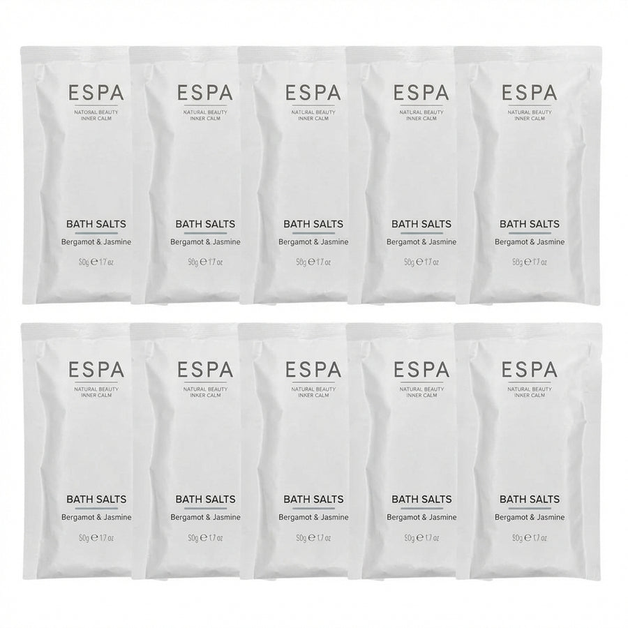 ESPA Bergamot & Jasmine Bath Salts - 10 X 50g