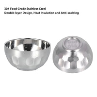 Thumbnail for 10pcs Stainless Steel Double Wall Heat Insulated Bowls - liquidation.store