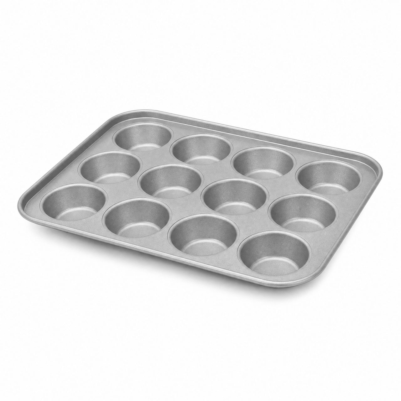 12 Cup Shallow Bun Tins - 2 Pack - liquidation.store