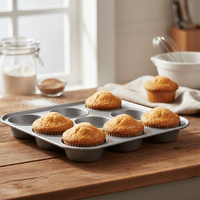 12 Cup Shallow Bun Tins - 2 Pack - liquidation.store