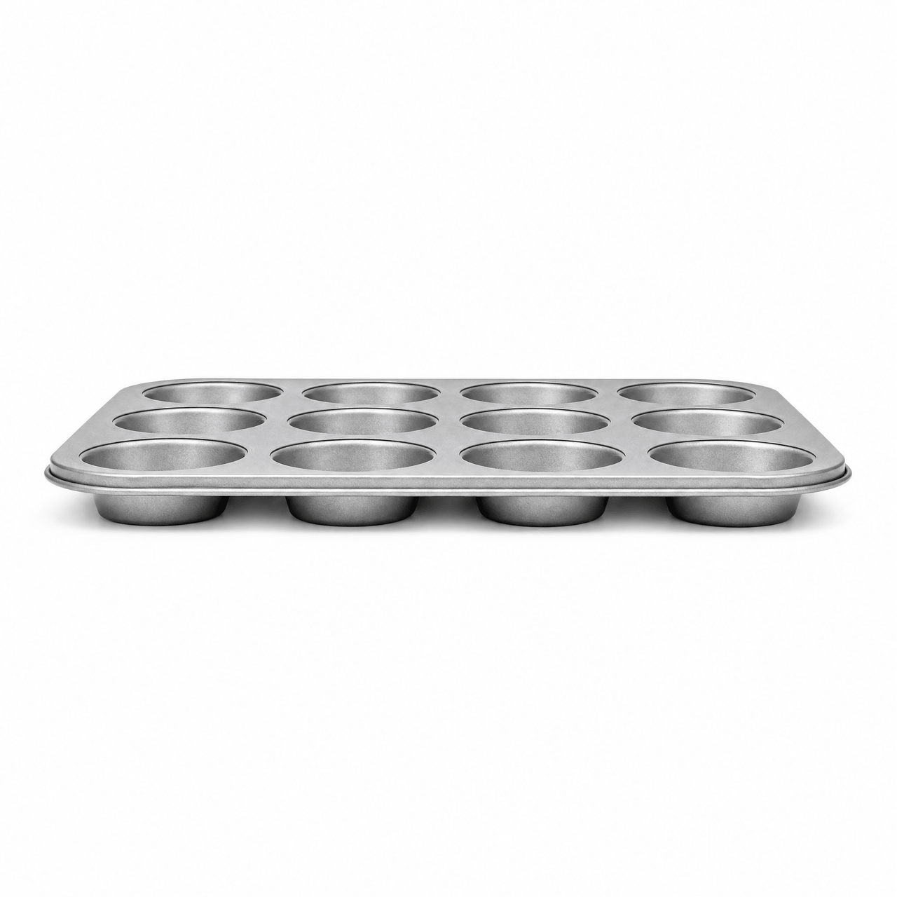 12 Cup Shallow Bun Tins - 2 Pack - liquidation.store