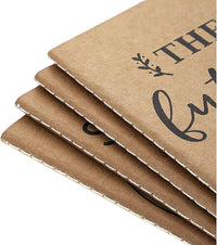 12 Pack Kraft Notebook Expansion - Feminism Designs, 6 Styles - liquidation.store