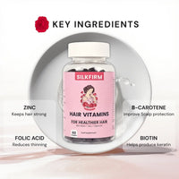 Silkfirm Hair Vitamins Gummies - Watermelon Flavour (60 Gummies)
