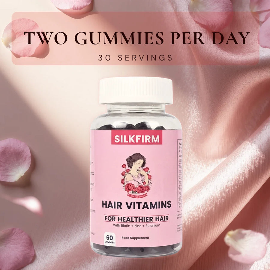 Silkfirm Hair Vitamins Gummies - Watermelon Flavour (60 Gummies)