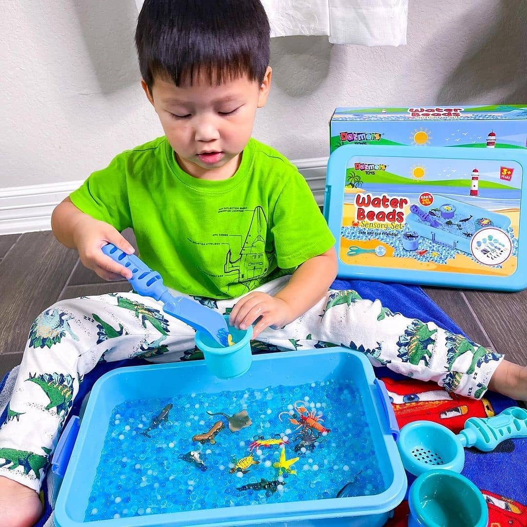 Dazmers Water Beads Sensory Play Set For Kids Age 3+