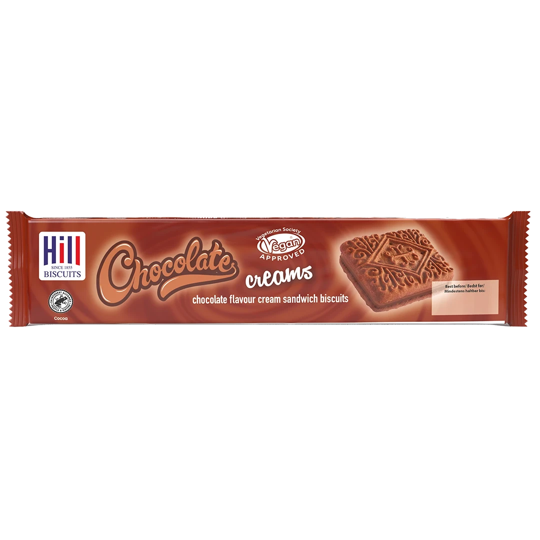 Hill Biscuits Chocolate Creams - 150g x 36 Packets