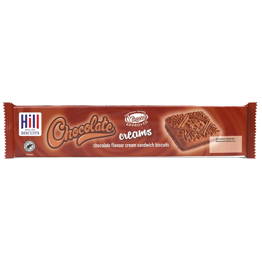 Hill Biscuits Chocolate Creams - 150g x 36 Packets