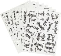 Thumbnail for 170 Keto Kitchen Pantry Labels for Food Storage Containers - Black Script - liquidation.store