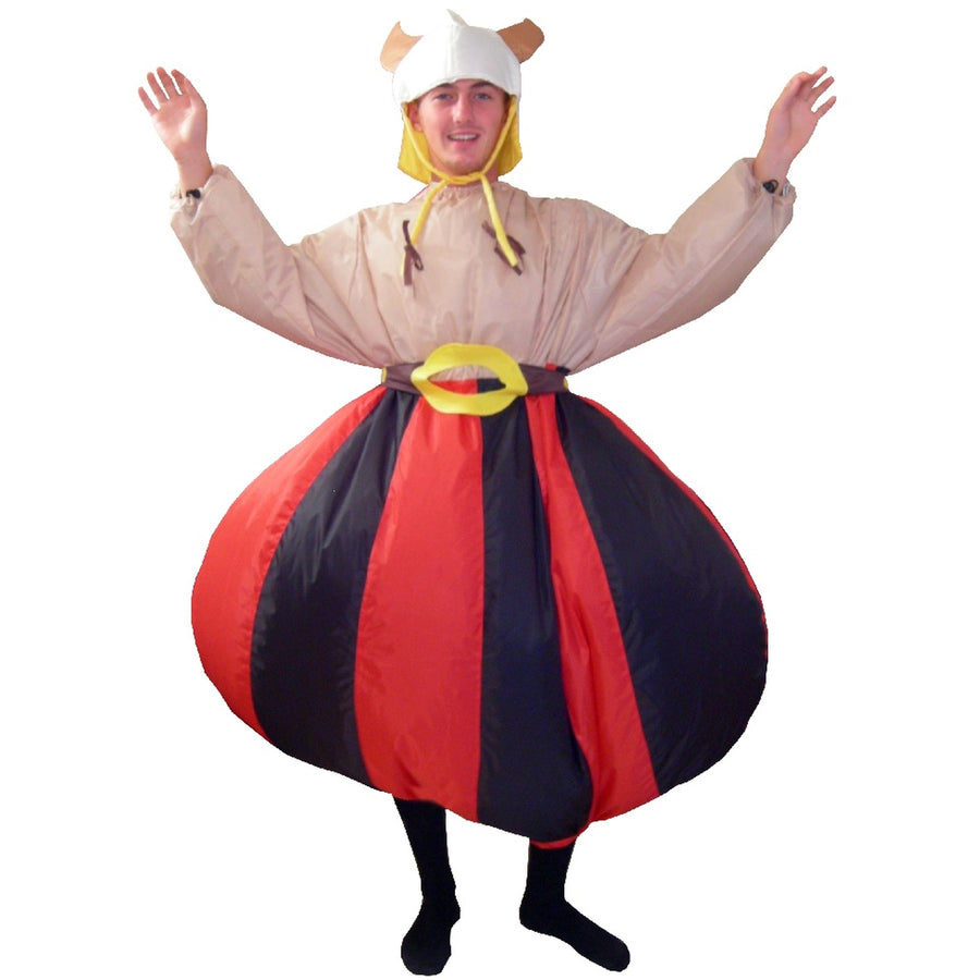 Inflatable Viking Fancy Dress Costume