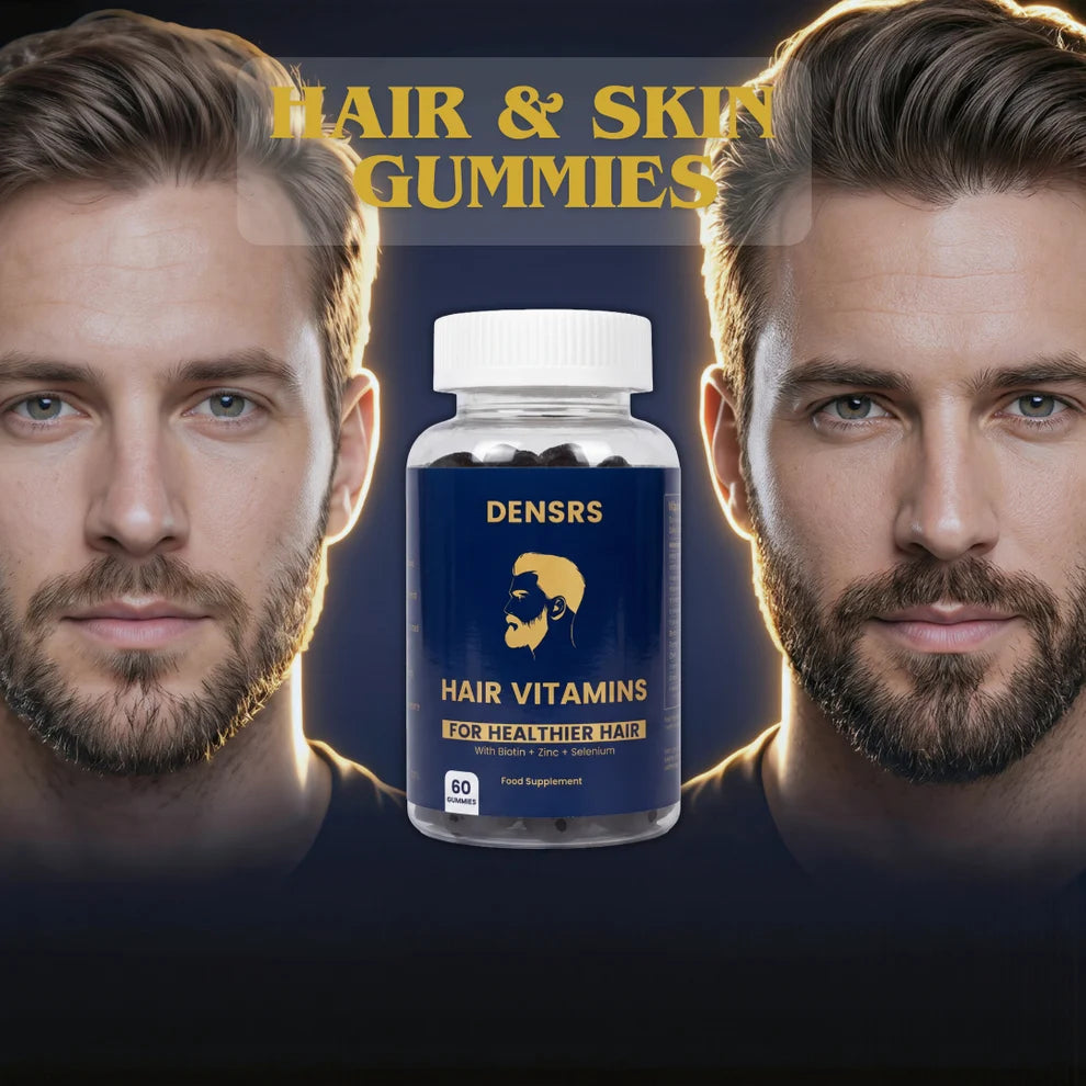 Densrs Hair Vitamins Gummies - Watermelon Flavour (60 Gummies)