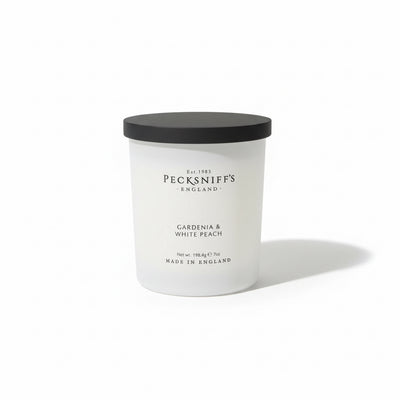 Pecksniff's Gardenia & White Peach Scented Candle 198g
