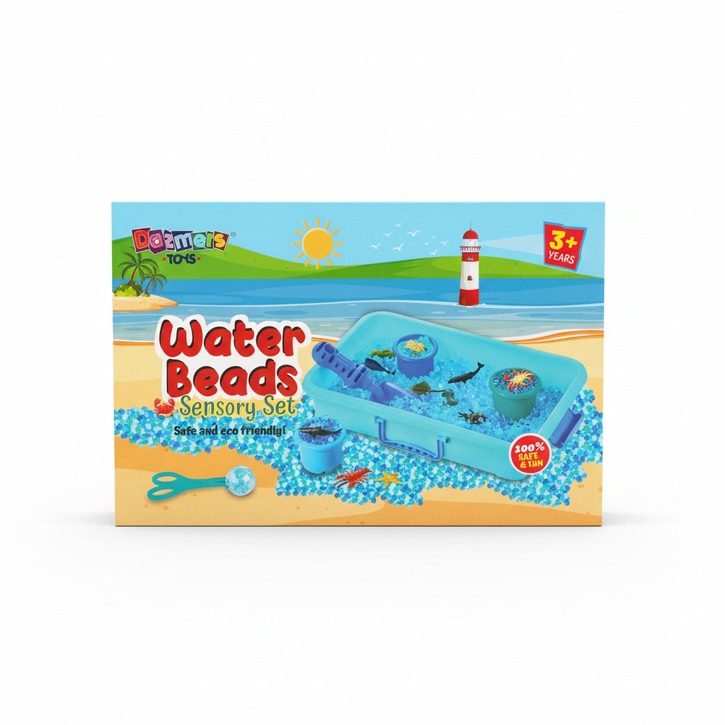 Dazmers Water Beads Sensory Play Set For Kids Age 3+