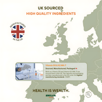 Enclar Health Vitamin D3 + K2 capsules ingredient benefits