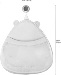 Thumbnail for 3 Sprouts Baby Bath Toy Bag for Bath Toys - Polar Bear - liquidation.store