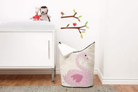 Thumbnail for 3 Sprouts Baby Laundry Basket - Swan - liquidation.store