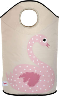 Thumbnail for 3 Sprouts Baby Laundry Basket - Swan - liquidation.store