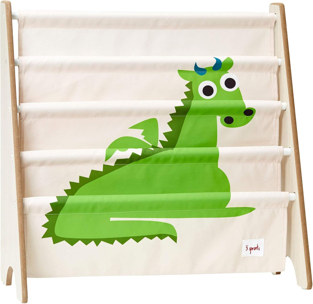 3 Sprouts Children Canvas Book Rack - Various Animal Characters - liquidation.store