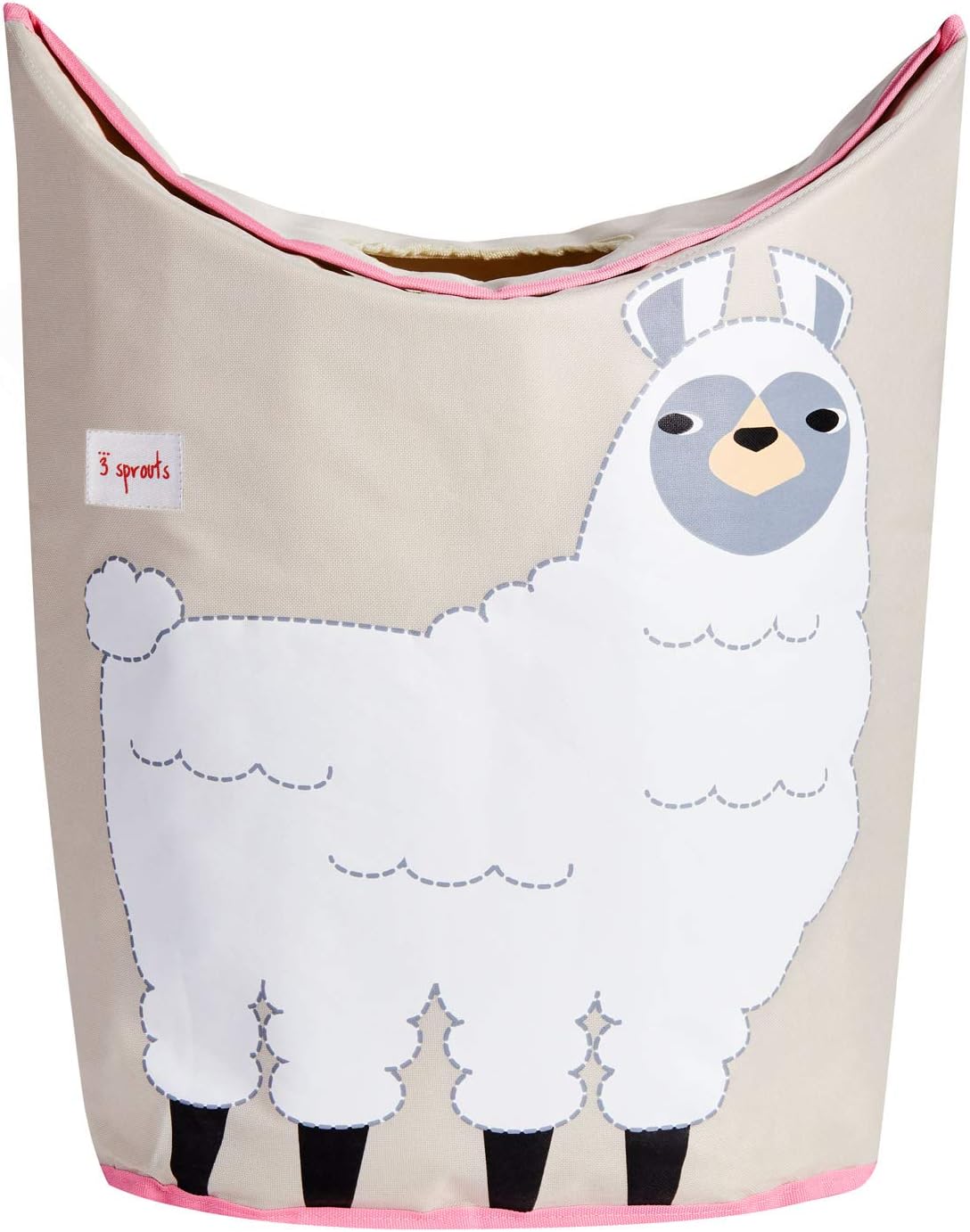 3 Sprouts Laundry Hamper Bin - Llama - liquidation.store