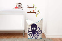 Thumbnail for 3 Sprouts Laundry Hamper Bin - Octopus - liquidation.store