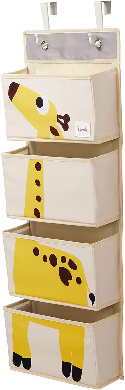 3 Sprouts Over Door Storage Organiser - Giraffe - liquidation.store