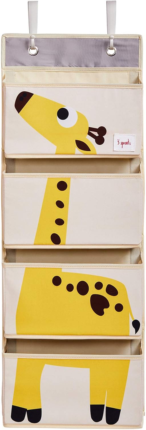 3 Sprouts Over Door Storage Organiser - Giraffe - liquidation.store