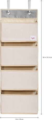 Thumbnail for 3 Sprouts Over Door Storage Organiser - Giraffe - liquidation.store