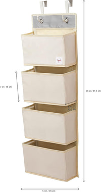 Thumbnail for 3 Sprouts Over Door Storage Organiser - Otter - liquidation.store