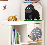 Thumbnail for 3 Sprouts Toy Storage Cube - 13 inch - Gorilla - liquidation.store