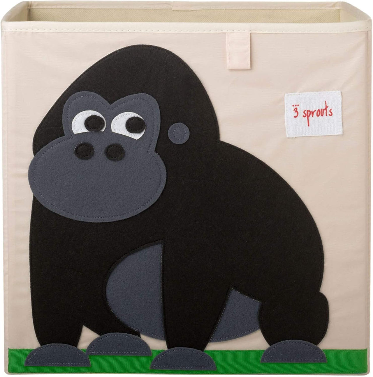 3 Sprouts Toy Storage Cube - 13 inch - Gorilla - liquidation.store