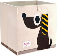 Thumbnail for 3 Sprouts Toy Storage Cube - Dog - liquidation.store