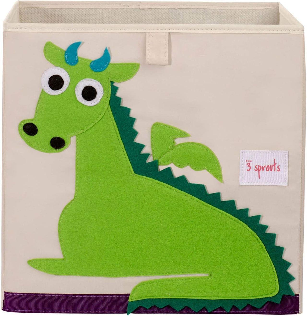 3 Sprouts Toy Storage Cube - Dragon - liquidation.store