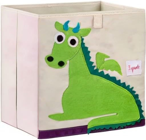 3 Sprouts Toy Storage Cube - Dragon - liquidation.store