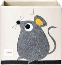 Thumbnail for 3 Sprouts Toy Storage Cube - Mouse - liquidation.store