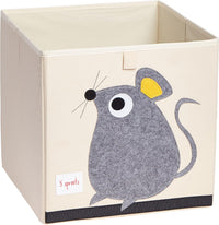 Thumbnail for 3 Sprouts Toy Storage Cube - Mouse - liquidation.store