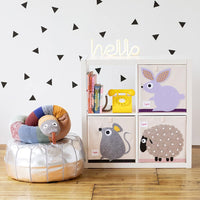 Thumbnail for 3 Sprouts Toy Storage Cube - Rabbit - liquidation.store