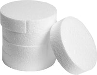 30 Craft Foam Circles with 30 Plastic Dowels (2 Sizes) - liquidation.store