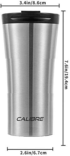 Serene Calibre by Happy Earth 400ml, Double Wall high Grade Stainless Steel Travel Mug