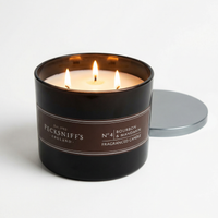 Thumbnail for Pecksniff's Bourbon & Mandarin Candle Tall 515g - 3 wick