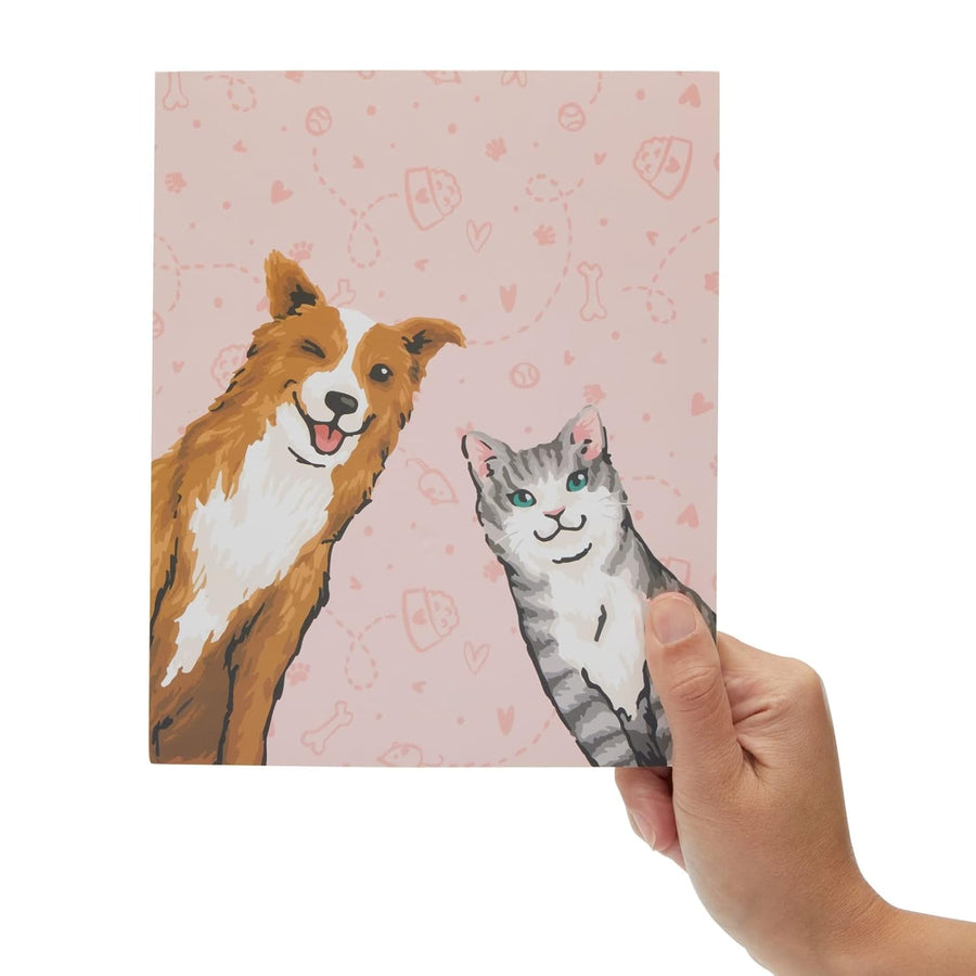 4 Pack Cat & Dog Veterinarian Journal - Lined Pink/Blue - liquidation.store