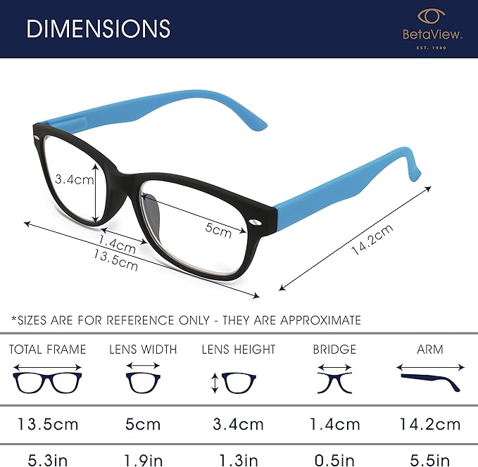 4 Pack Reading Glasses With UV Protection Unisex (+2.00) - liquidation.store