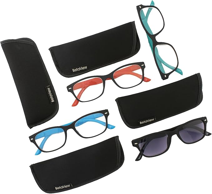 4 Pack Reading Glasses With UV Protection Unisex (+2.00) - liquidation.store