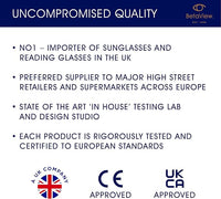 Thumbnail for 4 Pack Reading Glasses With UV Protection Unisex (+2.00) - liquidation.store