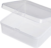 40 Piece Empty Square Mini Storage Containers with Lids (4 Sizes) - liquidation.store