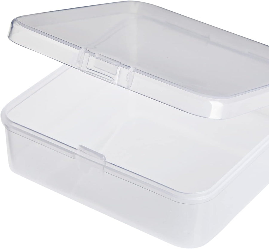 40 Piece Empty Square Mini Storage Containers with Lids (4 Sizes) - liquidation.store
