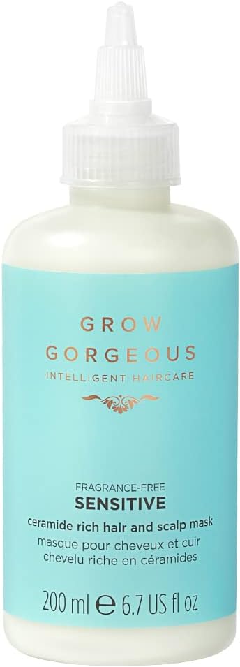 Grow Gorgeous Sensitive Fragrance Free Ceramide Rich Mask Hair & Scalp - 200ml